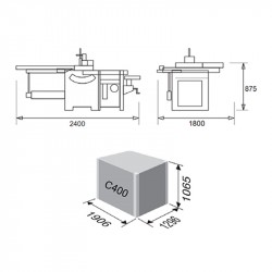 Universal combined machine C400