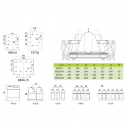 Automatic Extrusion Blow Molding Machine EB70U85