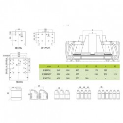 Automatic Extrusion Blow Molding Machine EB300U100