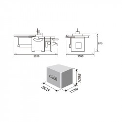 Universal combined machine C300