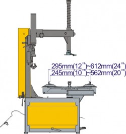 Car tyre changer  KT-C-190IT+PL130